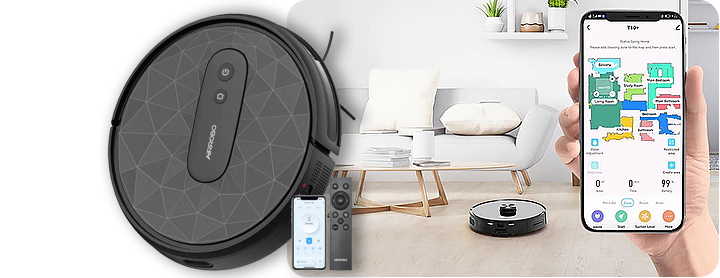 Airrobo P20 slider smart robotic vacuum cleaners