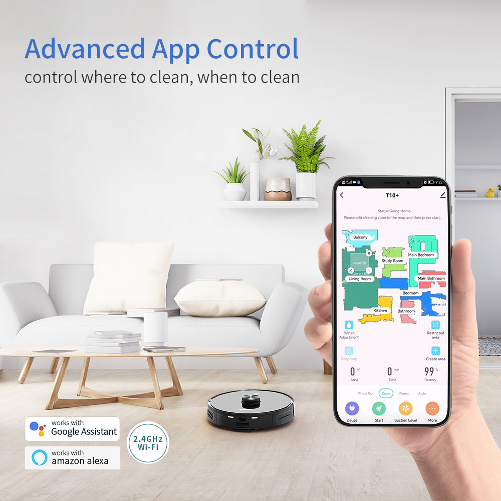2 in 1 Robot Vacuum and Mop | AIRROBO T10+